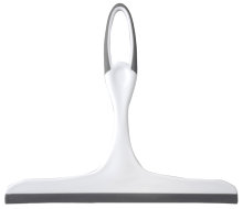 TARGET® badskraber med gummiliste hvid